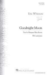 Goodnight Moon SSA choral sheet music cover Thumbnail